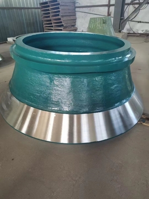Les bâtis de manganèse de broyeur de cône enveloppent le costume de revêtement de cuvette pour  H3800 4800 CH440 CS440 HP300 Metso