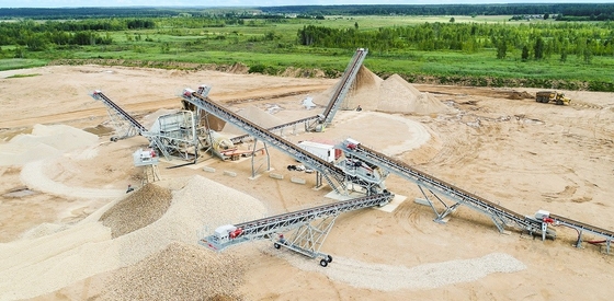 Le charbon Teel attachent le convoyeur à bande de transfert 7.5kW fixe par excursionniste - 250kW