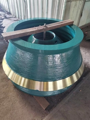 Les bâtis de manganèse de broyeur de cône enveloppent le costume de revêtement de cuvette pour  H3800 4800 CH440 CS440 HP300 Metso