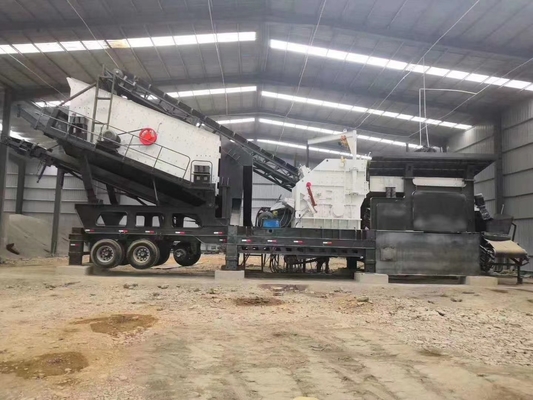 écran mobile mobile d'usine de concasseur de pierres de la machine 150 TPH 190 TPH du broyeur 174.7Kw