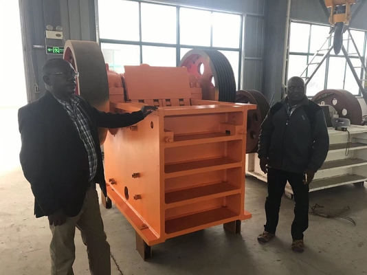 petite roche du granit 55Kw dur écrasant blanc jaune de la machine PE500*750