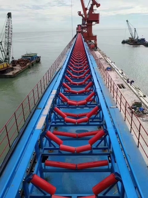 Brun de extraction du noir B500 du convoyeur à bande de transfert de carrière 1200mm