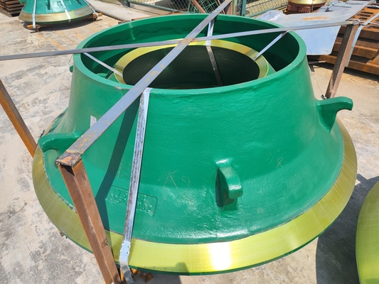 Revêtement de cuvette de broyeur de cône de Mn18cr2 CH430, pièces d'usage de broyeur d'exploitation de cône d'alimentation