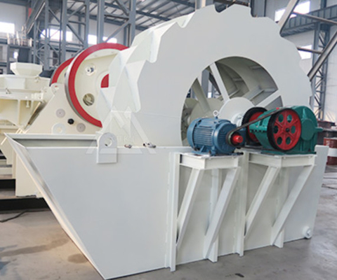 Machine vibrante électrique de tamis de sable à roues 50 TPH 5.5kw pour la construction