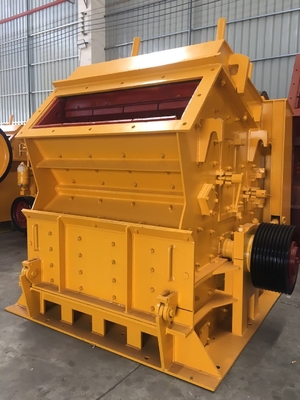 OIN verticale concrète jaune de la CE de la machine 75Kw de broyeur à percussion, broyeur à percussion hydraulique, broyeur à percussion portatif