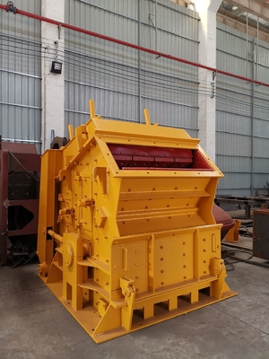 OIN verticale concrète jaune de la CE de la machine 75Kw de broyeur à percussion, broyeur à percussion hydraulique, broyeur à percussion portatif