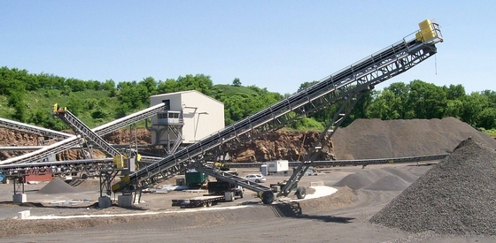 mine de charbon Mini Conveyors portatif PE200 PE500 de convoyeur à bande de transfert de 20kw 80TPH