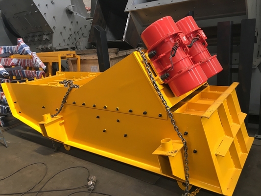 Série vibrante grisâtre linéaire du tablier ZSW de la machine 2*1.5Kw de conducteur de GZT 0932