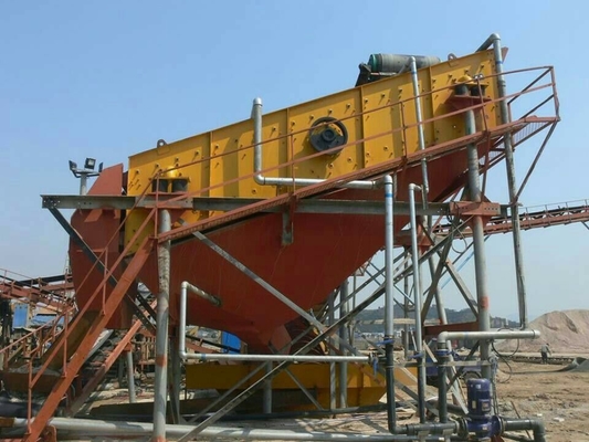 Machine vibratoire de vibration de rendement élevé de tamis linéaire d'écran pour l'usine concrète d'agrégats