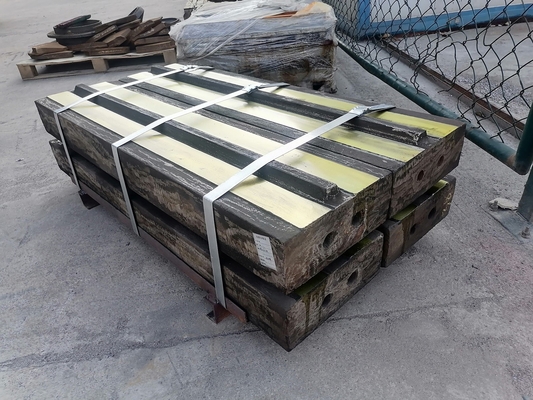 Pièces élevées PF1315, pièces d'usage de broyeur à percussion de marteau des pièces de rechange CI231 Chrome du concasseur de pierres Cr26 de broyeur de trio