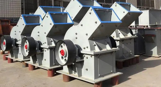 Petit concasseur en verre de la poudre 55Kw de sable de rebut concret de machine de concassage de métal de 20 TPH